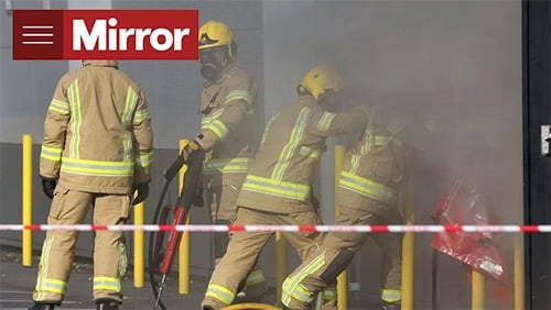 Middleton fire: Lithium battery factory in flames
